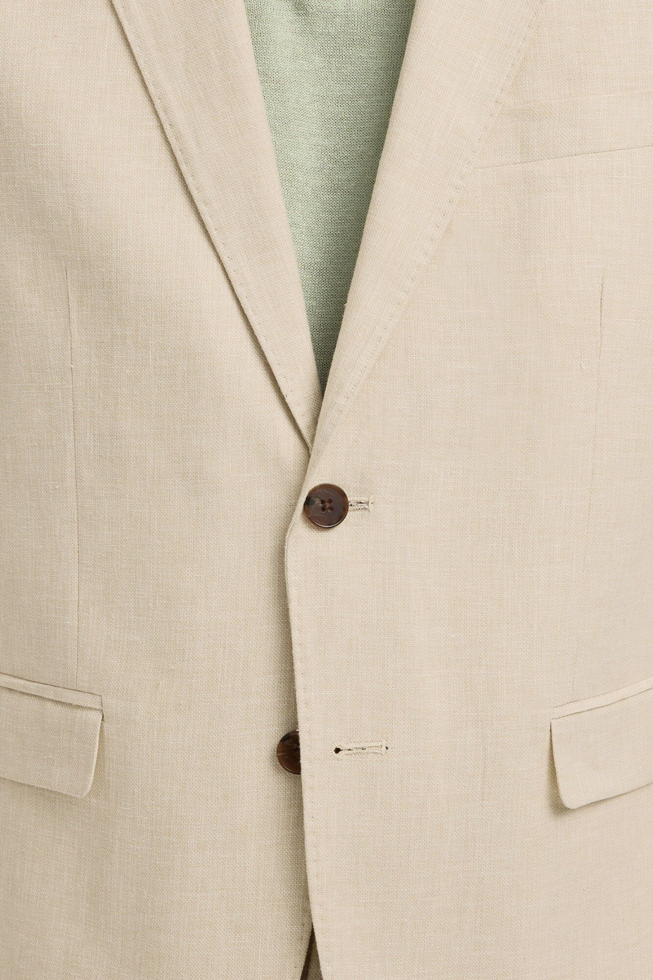 Selected Chaqueta lino con solapa