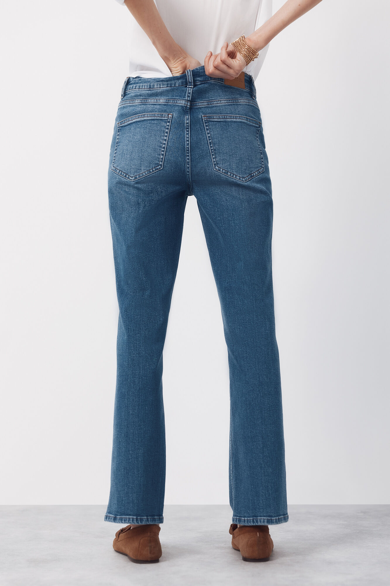 Cortefiel Straight jeans Blue