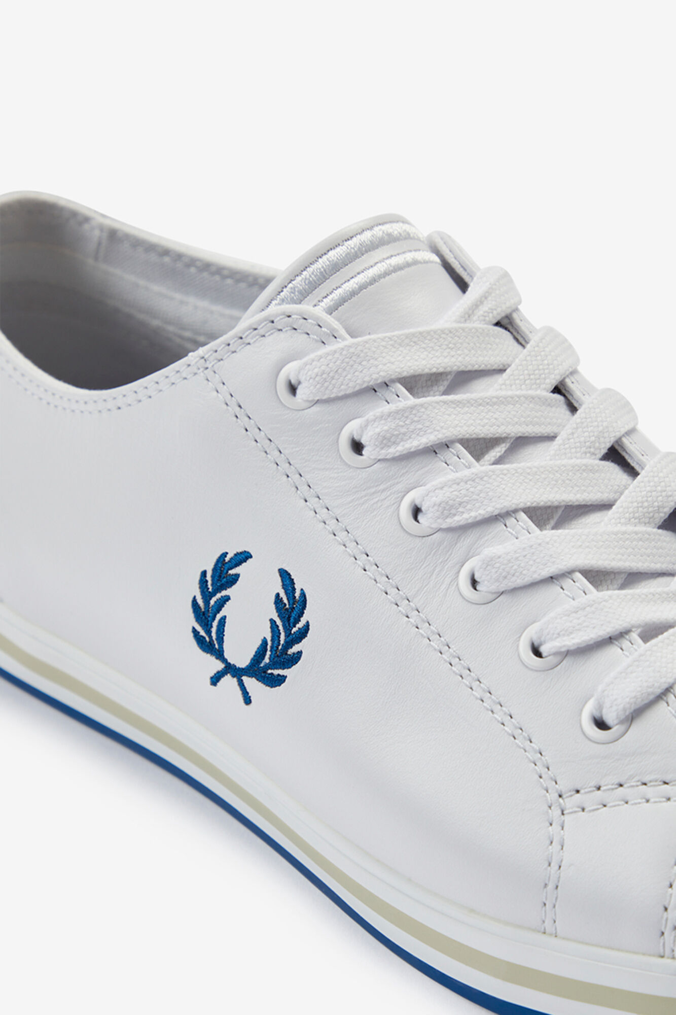 Fred Perry Sapatilhas kingston pele Branco