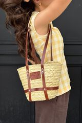 The Code Rodeo basket bag Dark brown