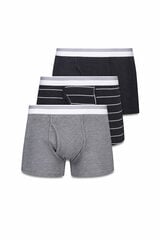 Cortefiel Pack 3 jersey-knit boxers Grey