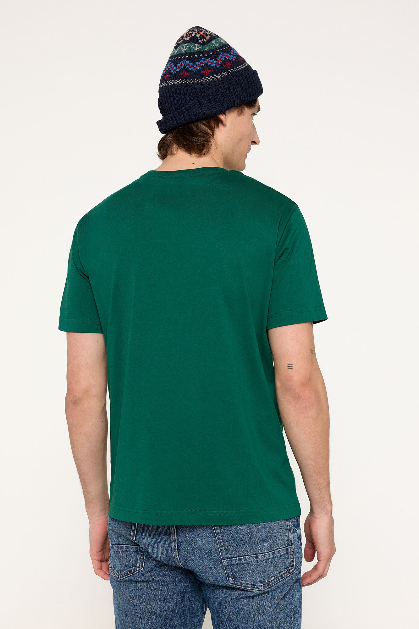 Gant T-shirt 100% algod&atilde;o Verde
