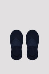 Cortefiel Meia invis&iacute;vel com COOLMAX&reg; Azul