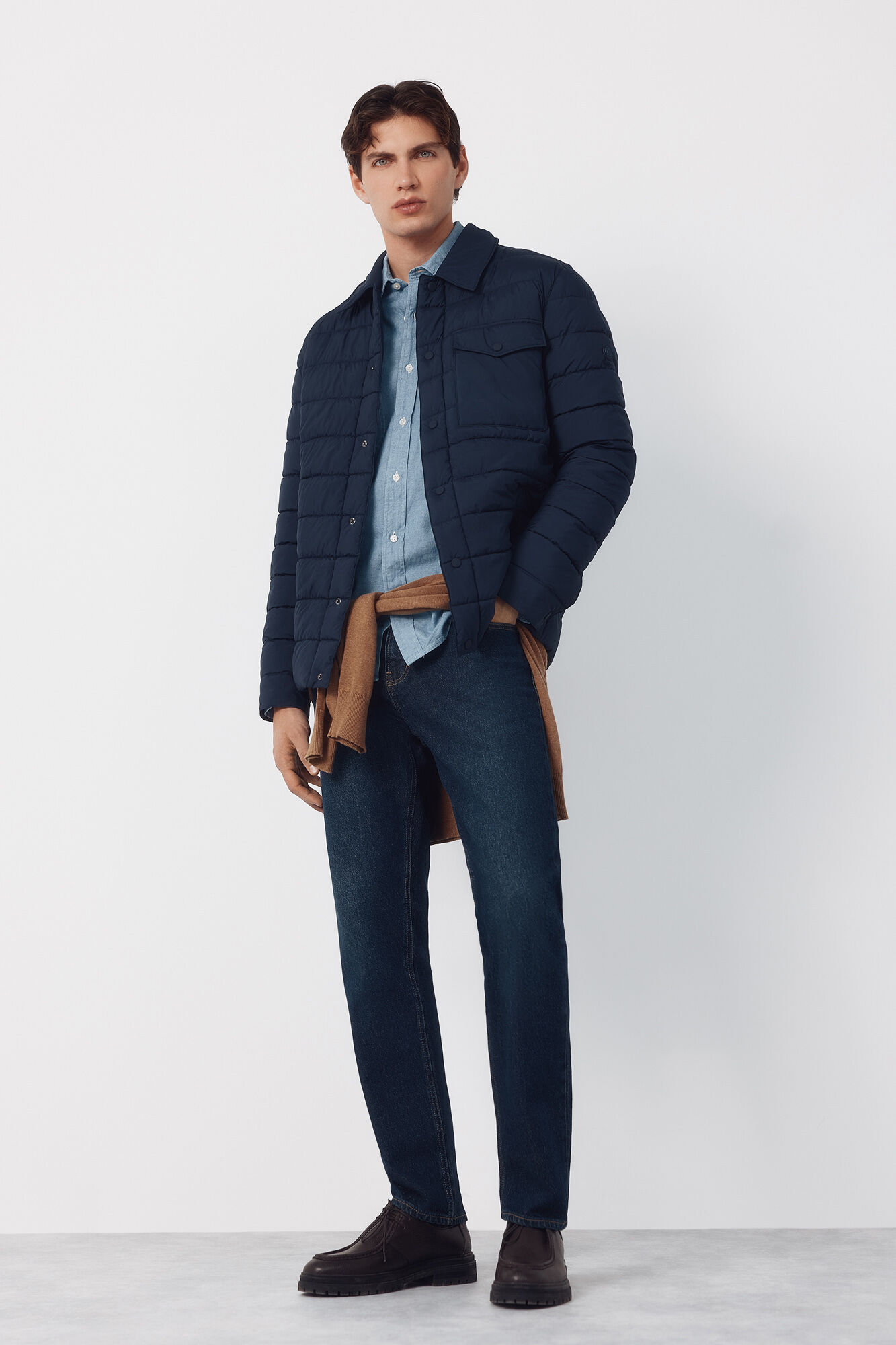 Cortefiel Ultralight quilted overshirt