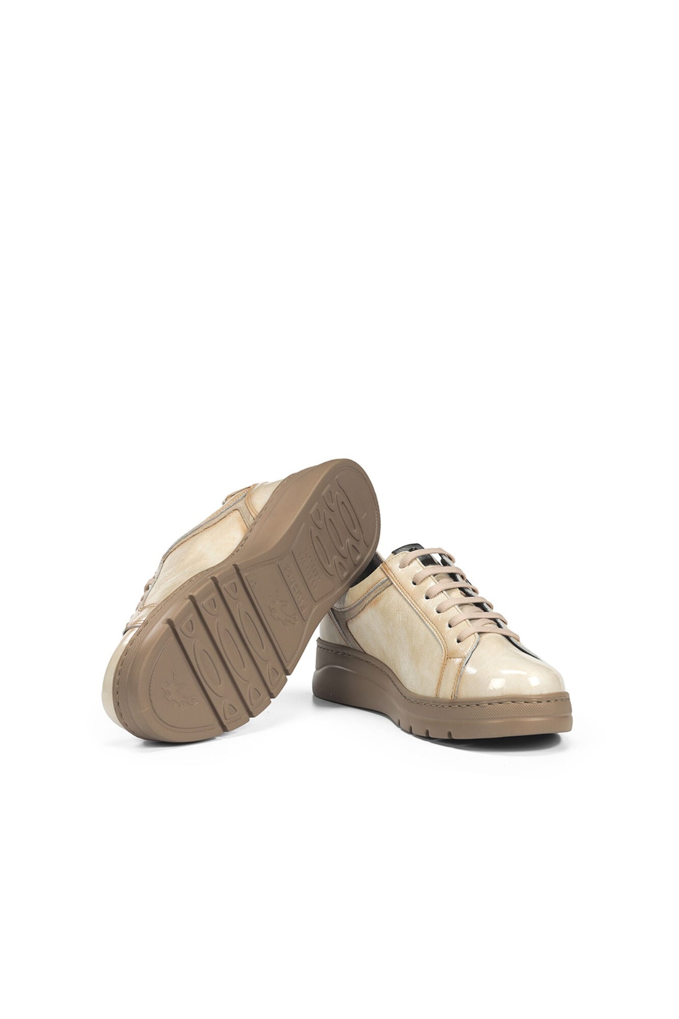 Fluchos Cal&ccedil;ado desportivo Pompas mulher Tostado
