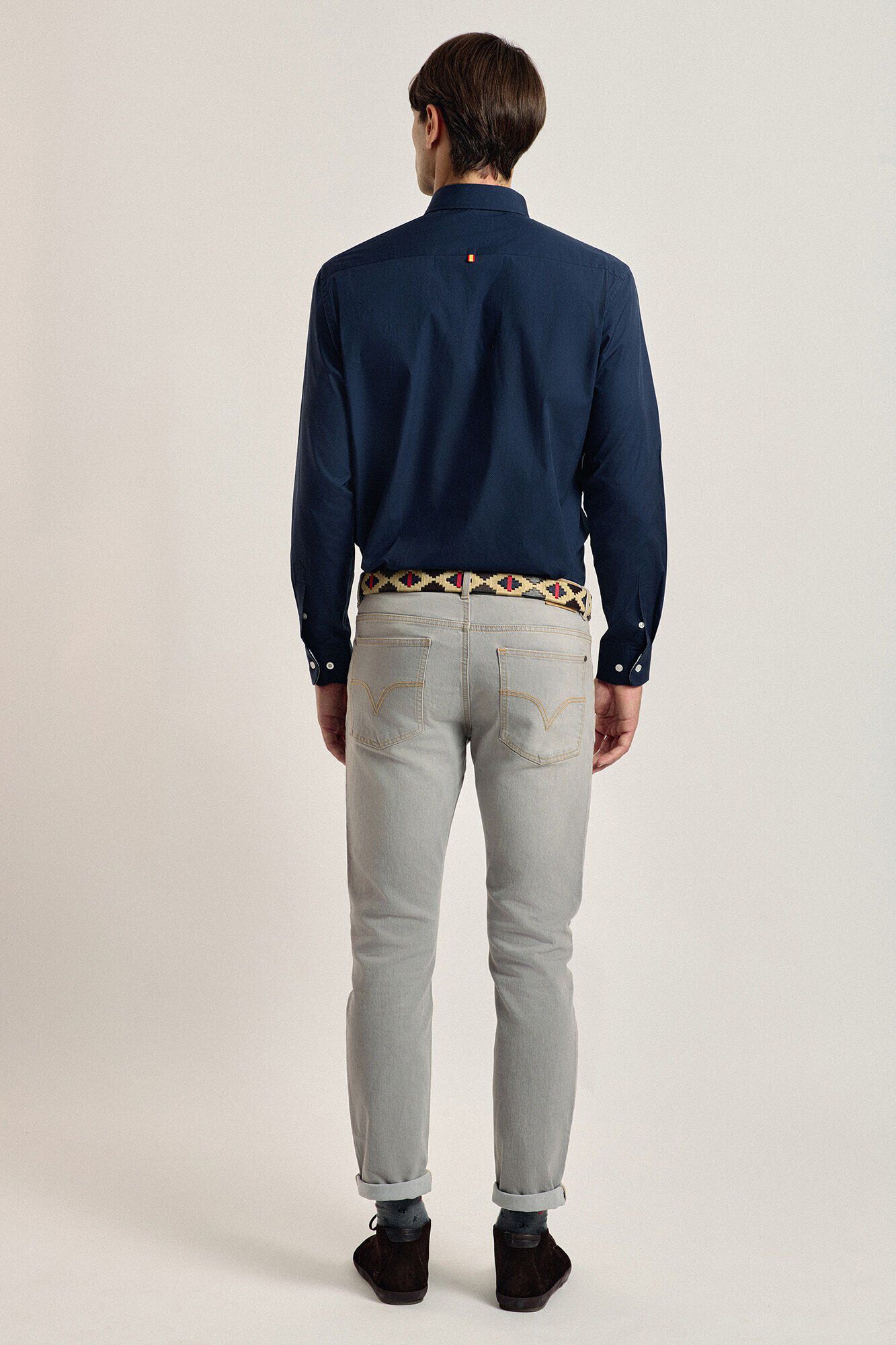 Valecuatro Camisa masculina azul marinho Valecuatro Espanha Azul