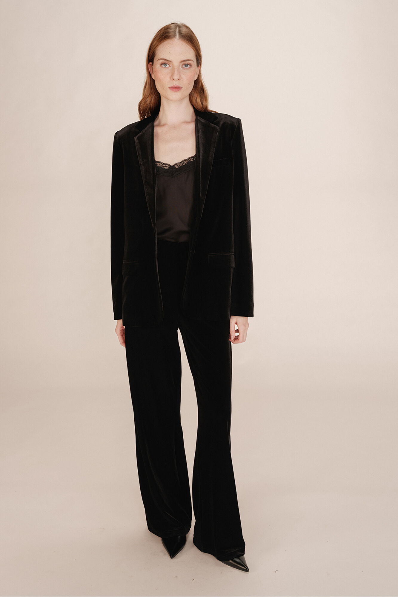 Grace & Mila Blazer de veludo