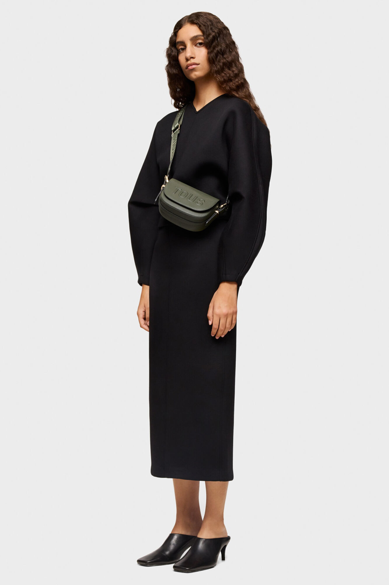 Tous Minibandolera medialuna caqui TOUS Brenda