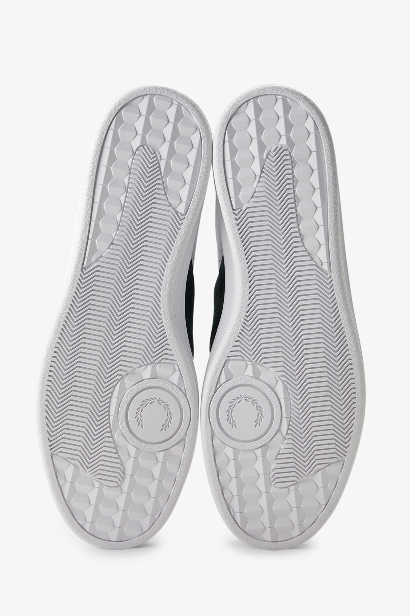 Fred Perry Sapatilha B4 em pele/camur&ccedil;a Branco