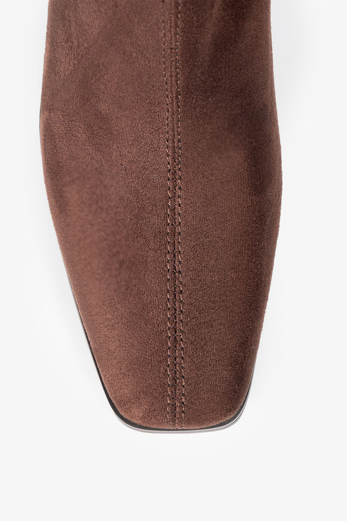 Popa Women's Flare Suede Boot Dark brown