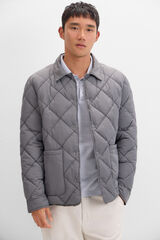 Cortefiel Chaqueta acolchada Gris