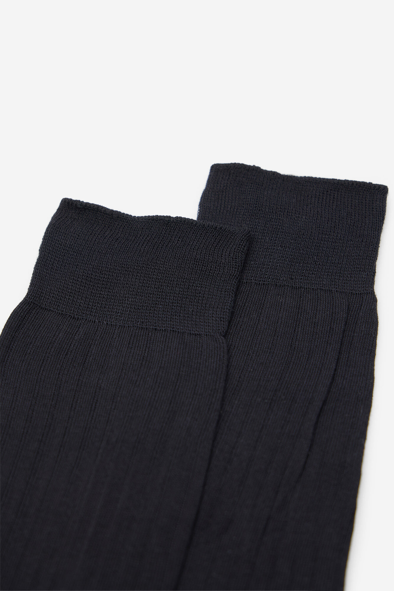 Cortefiel Plain dress socks Black