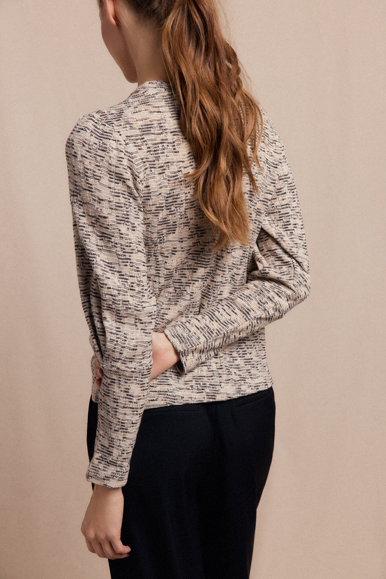 Slowlove Top estructura frunce Multicolorido