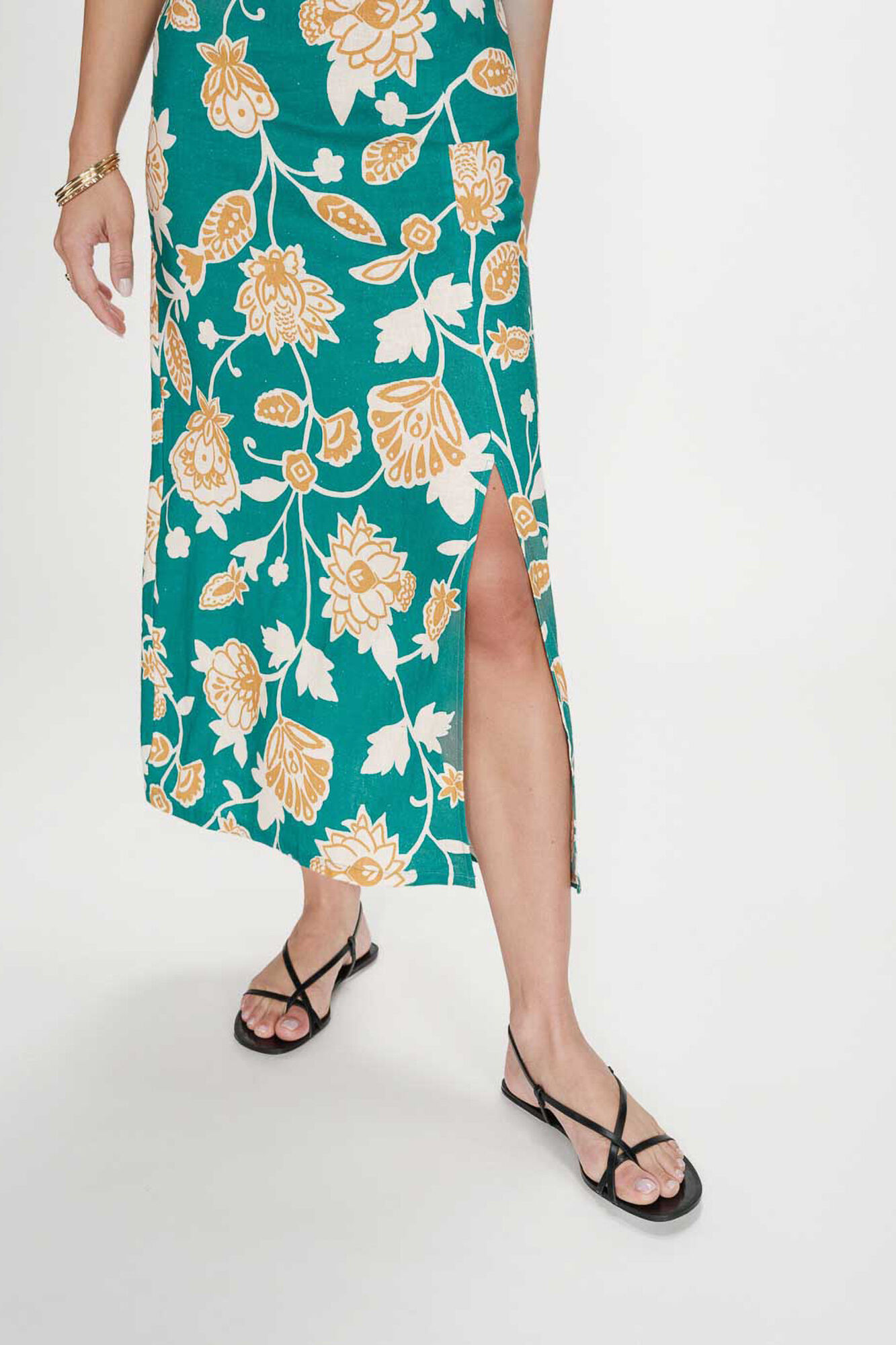 Grace & Mila Long dress VELYSSA Green