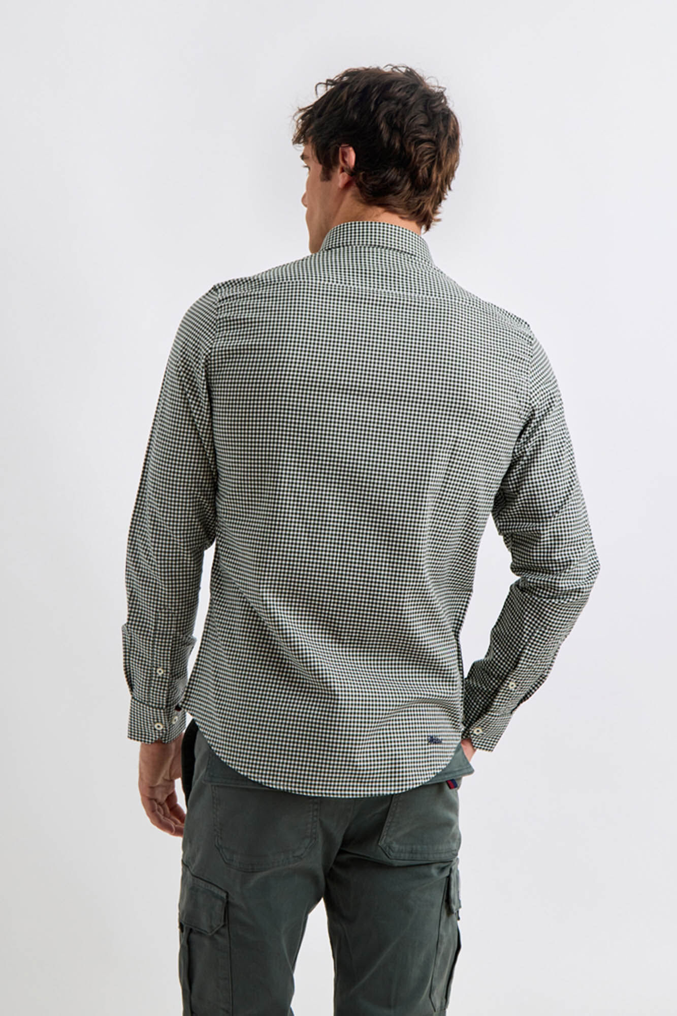 Williot Camisa Vichy Verde oscuro