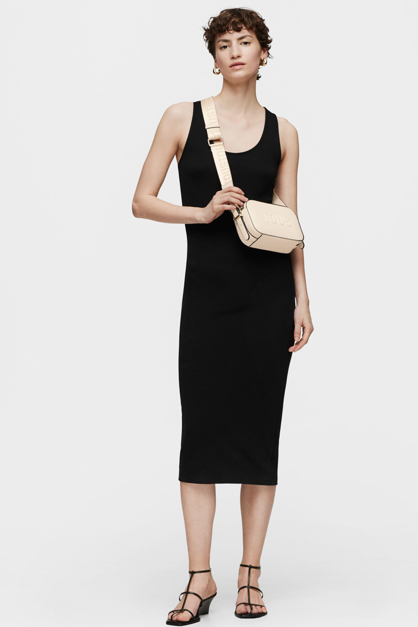 Tous TOUS Brenda  reporter crossbody bag Beige