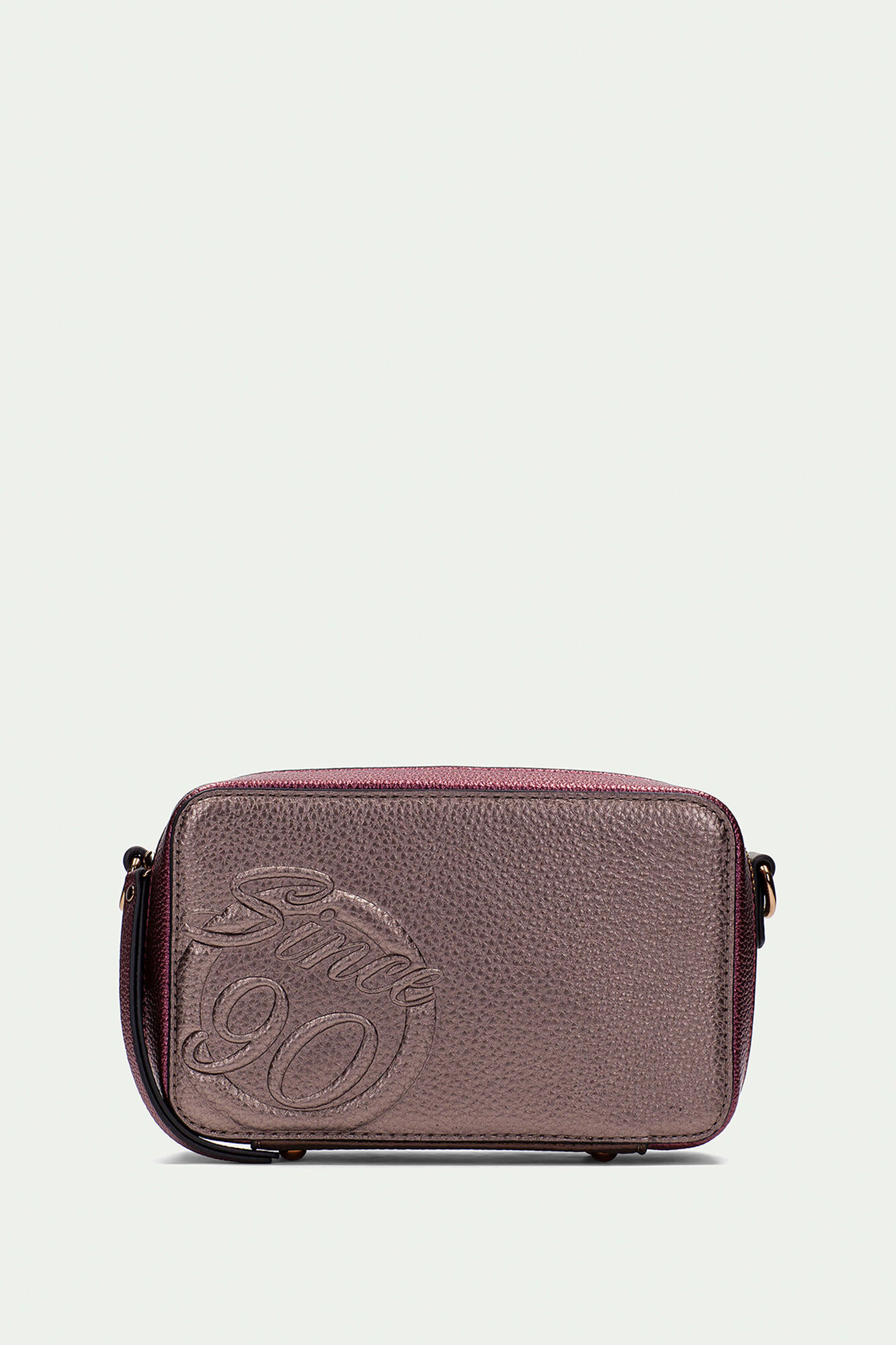 Hispanitas Desde 90 bolsa de mala de tiracolo com fecho-&eacute;clair Castanho