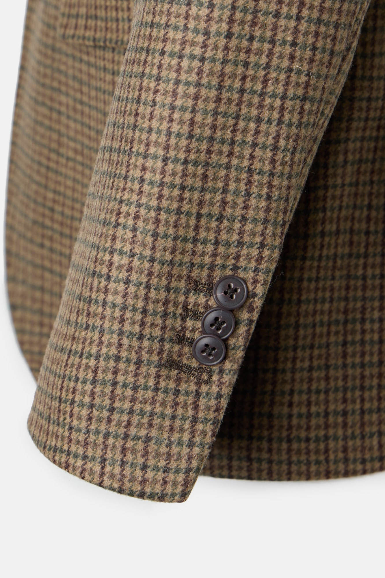 Silbon Blazer cl&aacute;ssica pied-de-poule Castanho