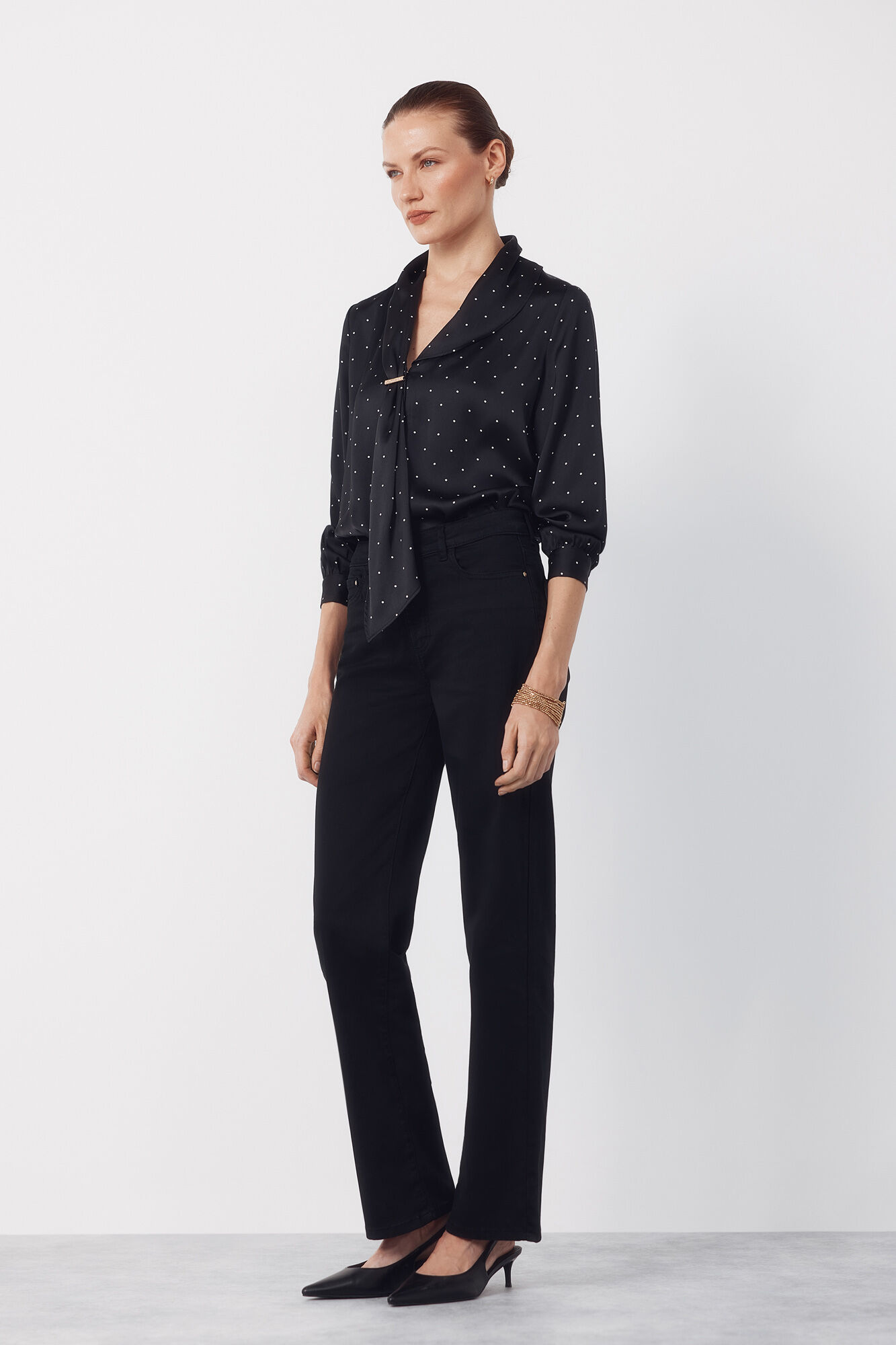 Cortefiel Blusa satinada lazada