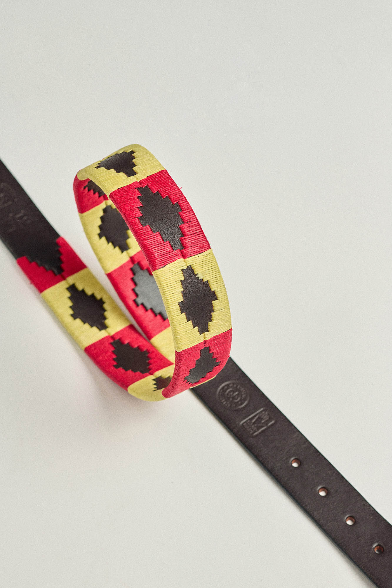 Valecuatro Cinto de pele Valecuatro modelo Soy&oacute;n Espanha Vermelho