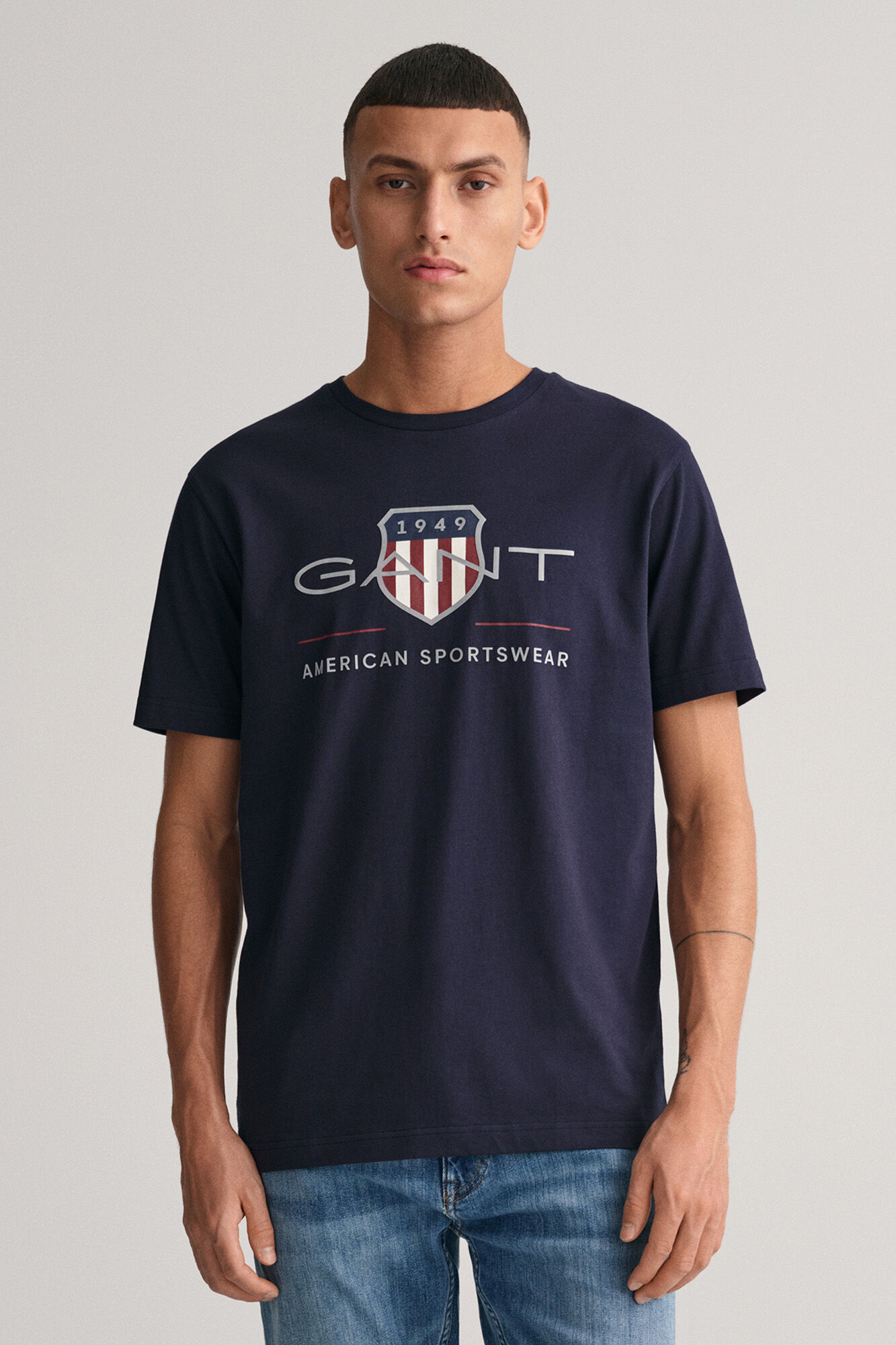 Gant Camiseta Archive Shield Azul marino
