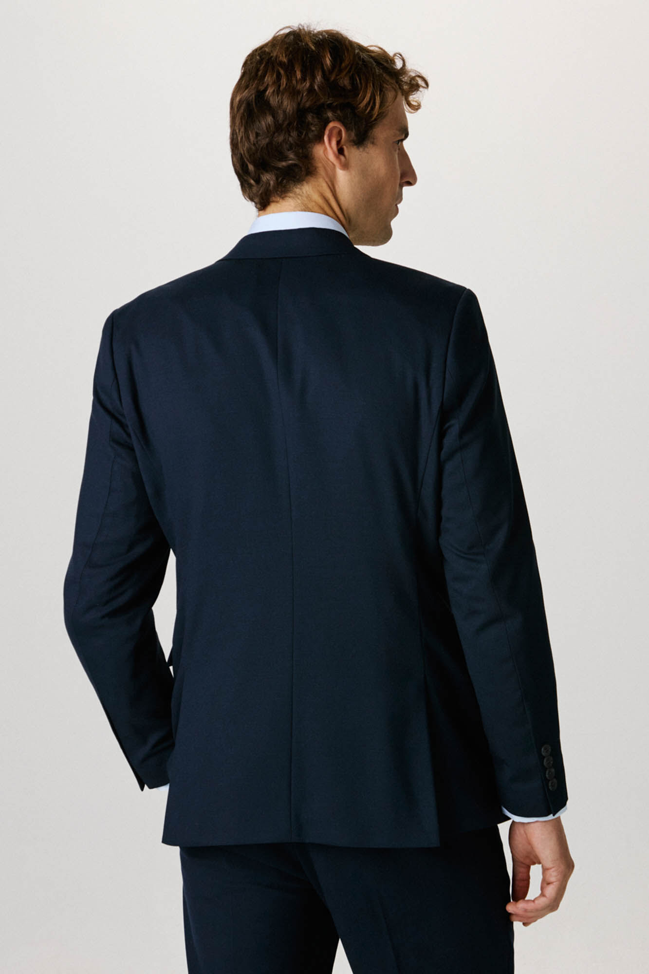 Selected Blazer Slim Fit com l&atilde; Azul