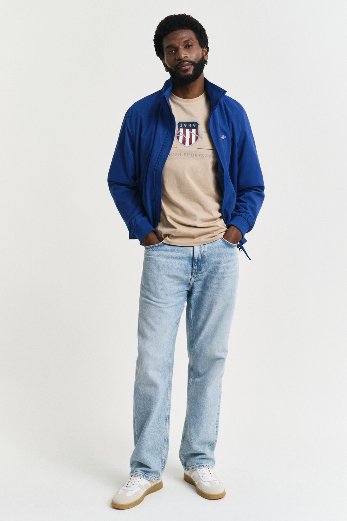 Gant Camiseta Escudo do Arquivo Tostado