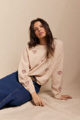 Slowlove Jersey bordado Ecru