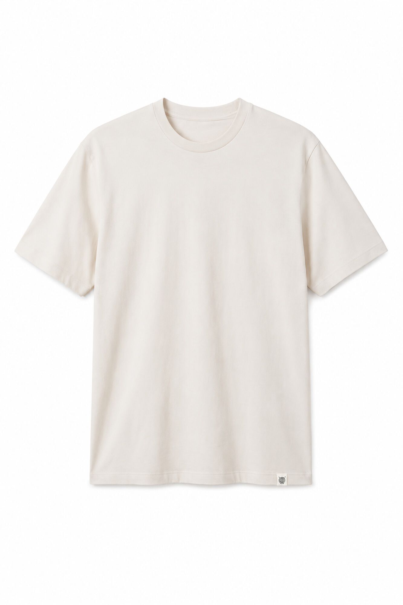 Cortefiel Plain T-shirt Beige