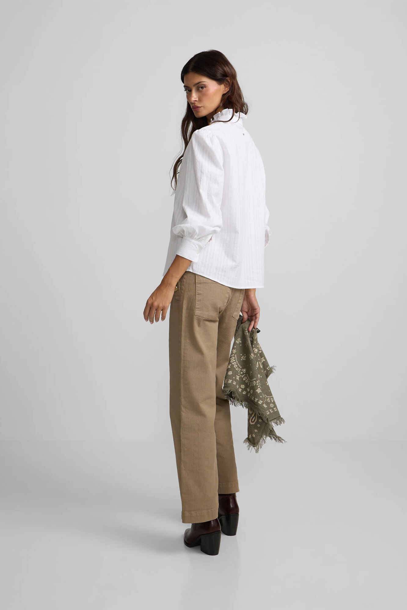 Silbon Pantal&oacute;n culotte marinero denim