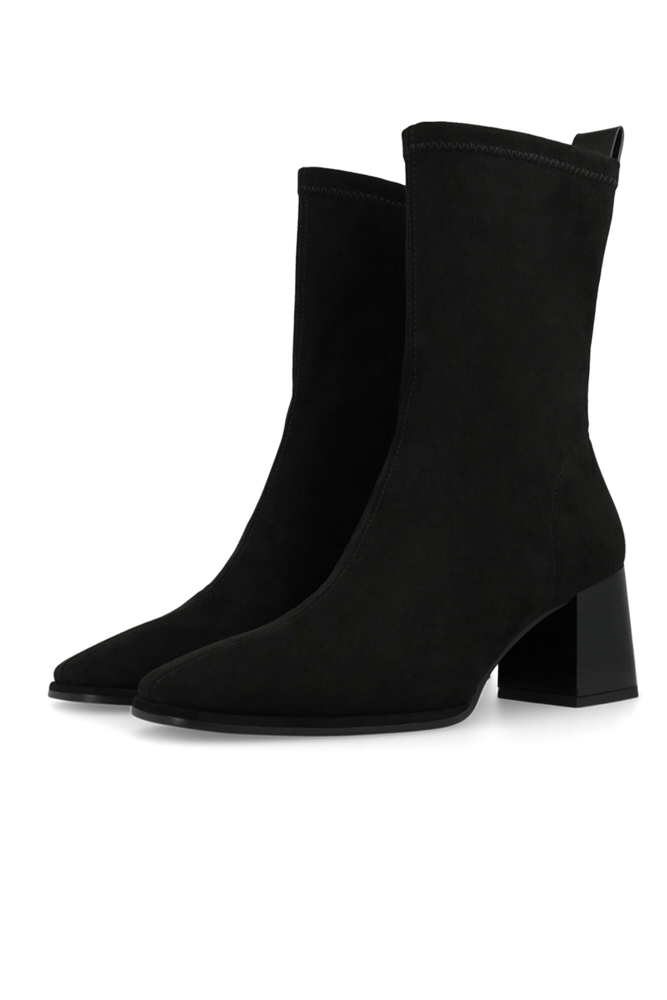 Lodi Botines en antelina con tac&oacute;n