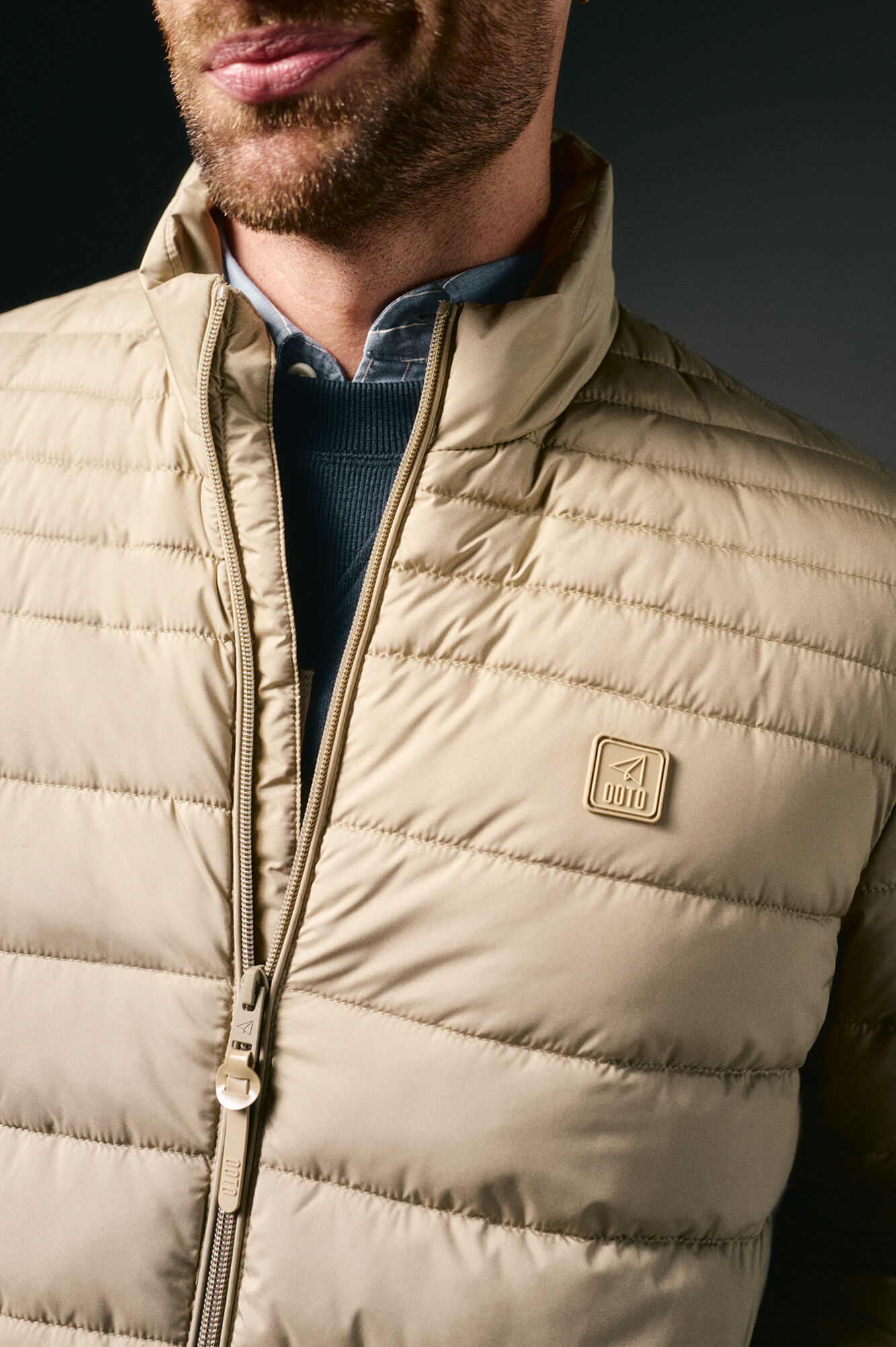 OOTO Cazadora acolchada ultralight Beige