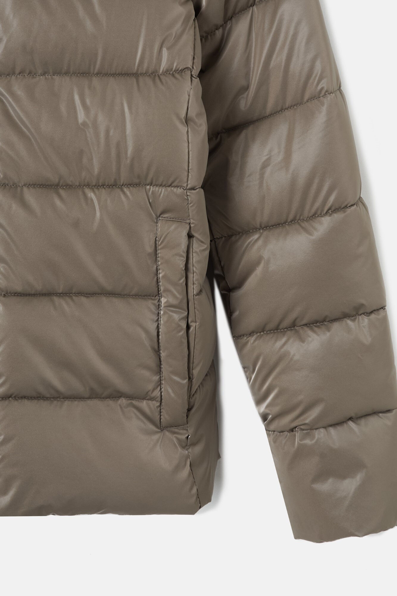 Silbon Parka corta acolchada Kaki