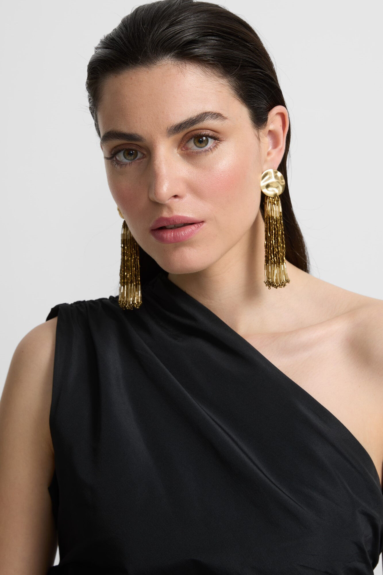 Silbon Cole&ccedil;&atilde;o de eventos de alta qualidade em tafet&aacute; la&ccedil;ada Preto