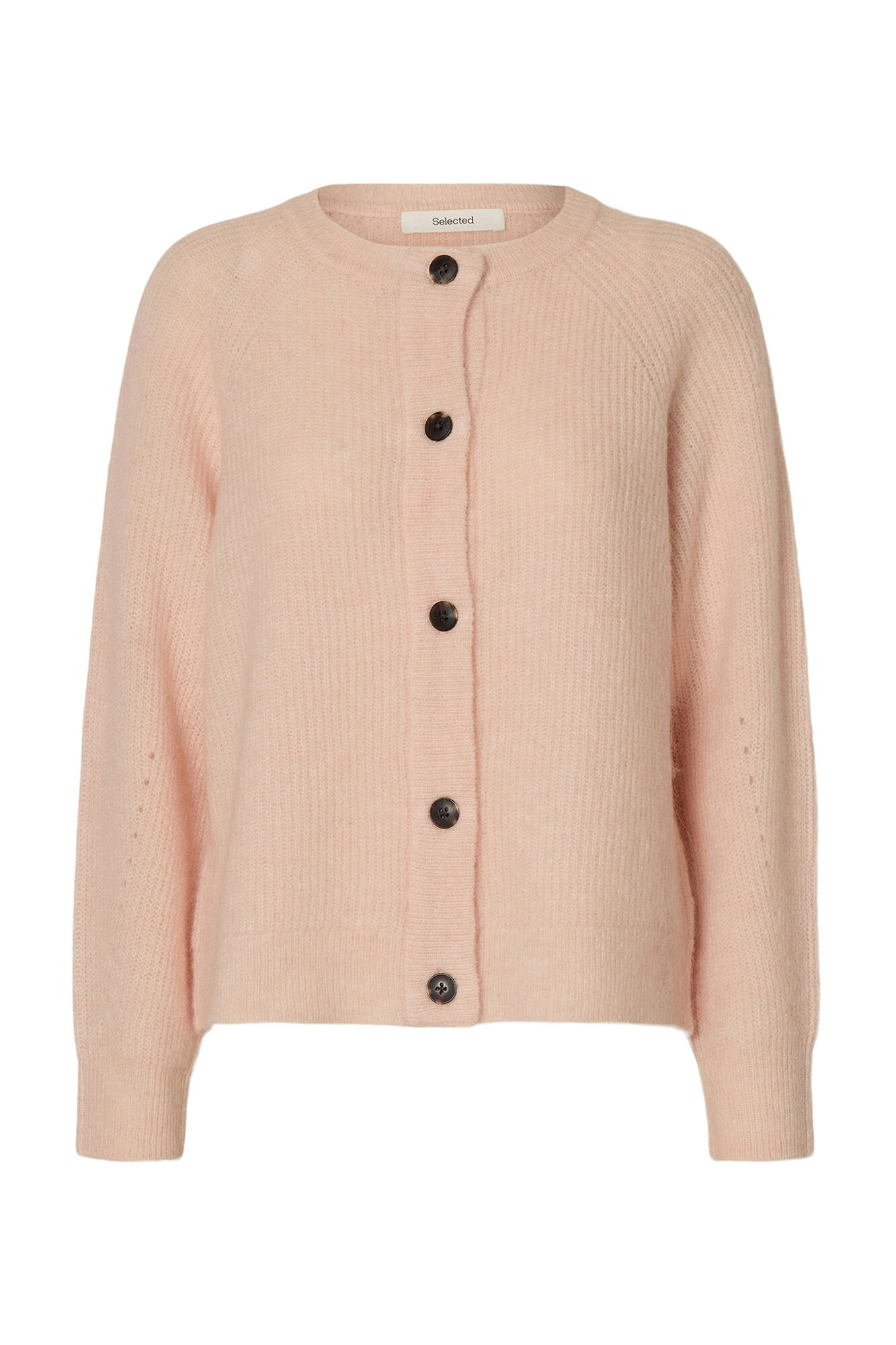 Selected Casaco de malha em l&atilde; e alpaca Subiu