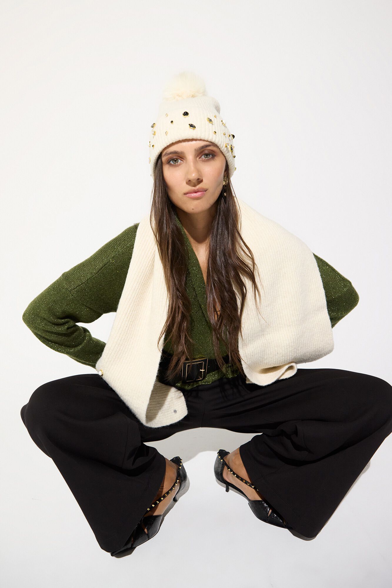Lola Casademunt Knit beanie Gold