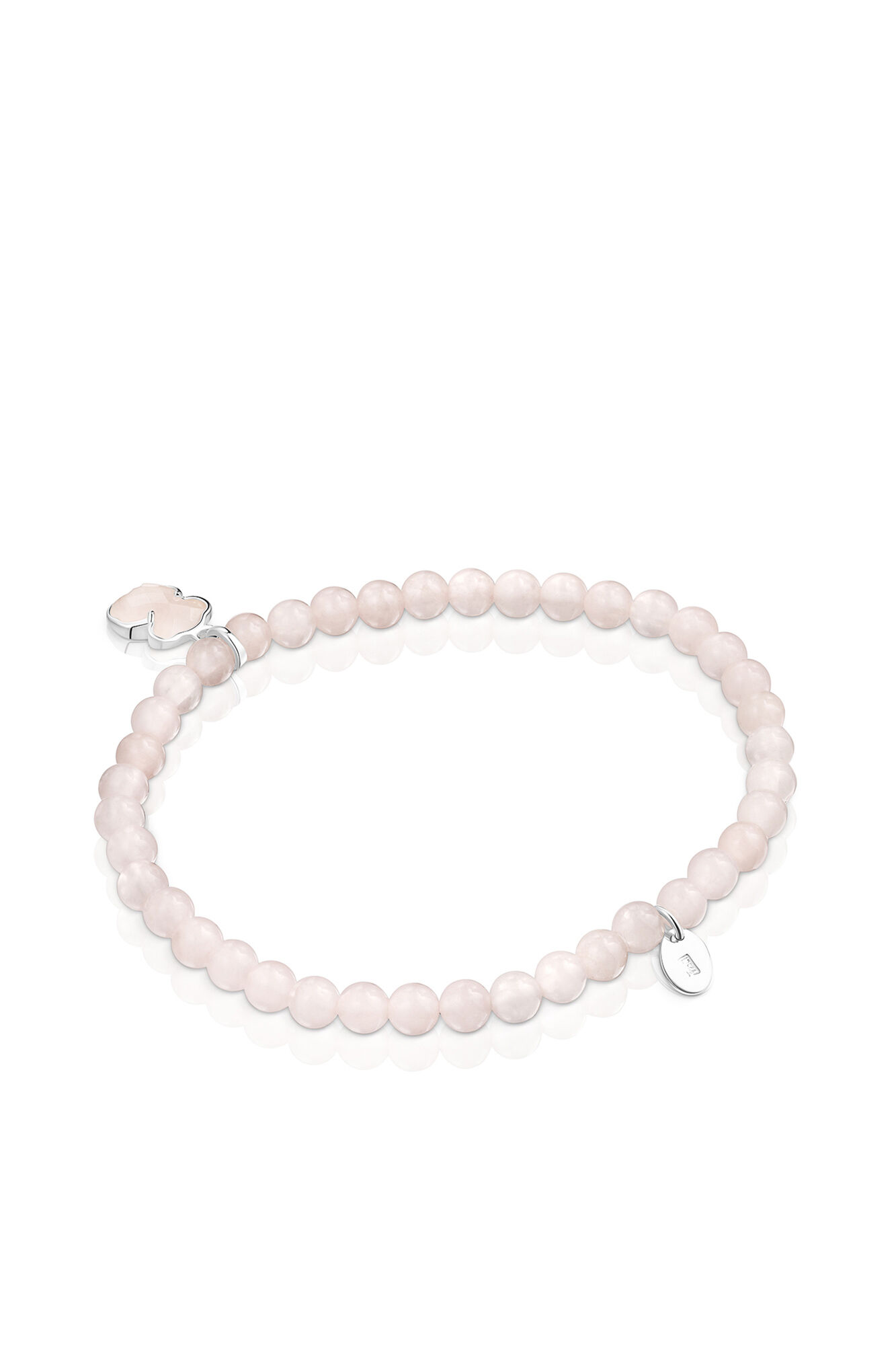 Tous Pulsera de plata y cuarzo TOUS Icon Color Rosa