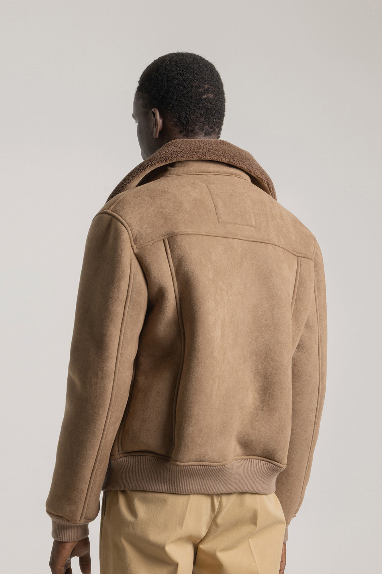 PuroEGO Jaqueta de aviador Castanho