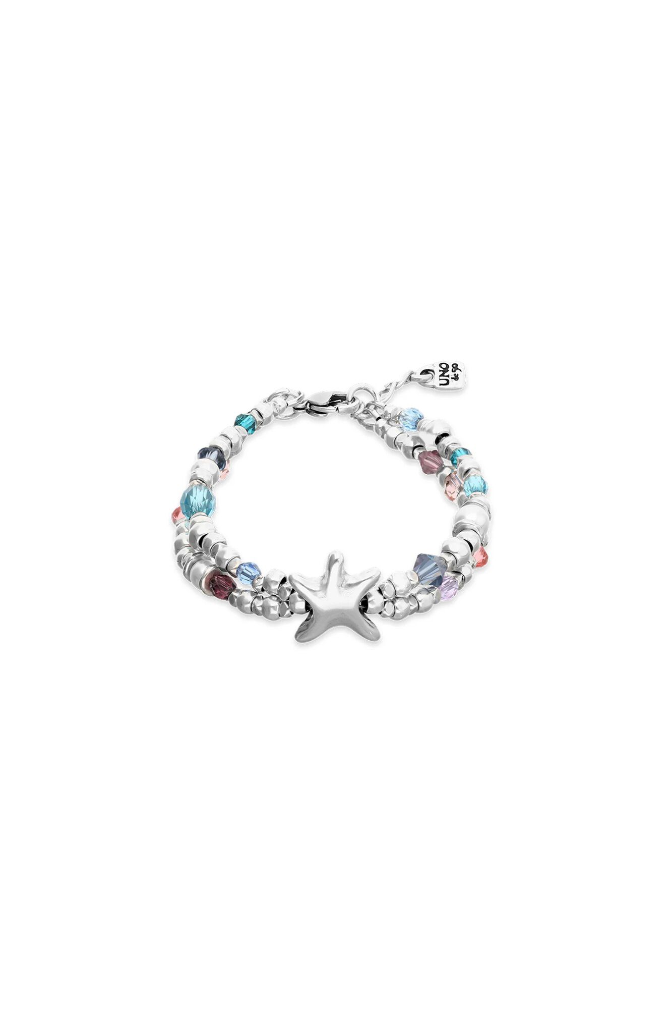 UNOde50 Pulsera estrella mar ba&ntilde;o plata