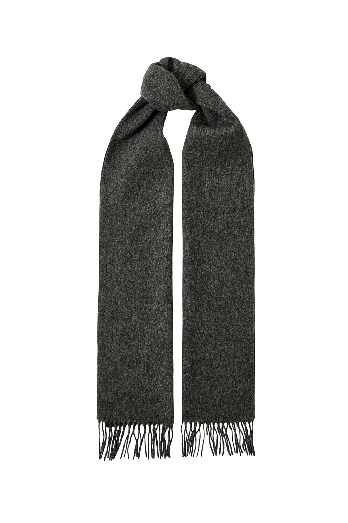 Selected Cachecol 100% l&atilde; RWS. Cinzento