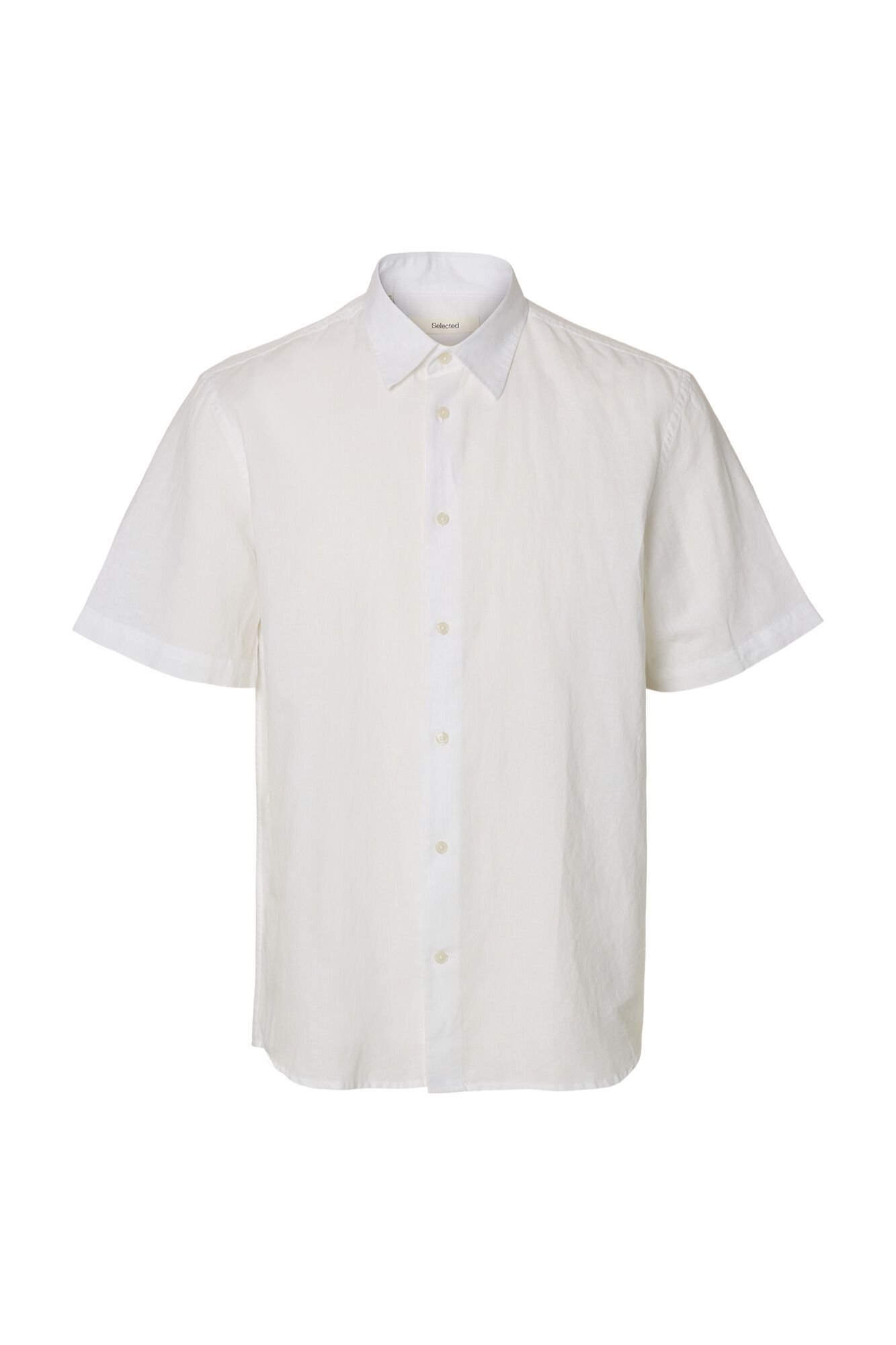 Selected Camisa de manga curta Branco