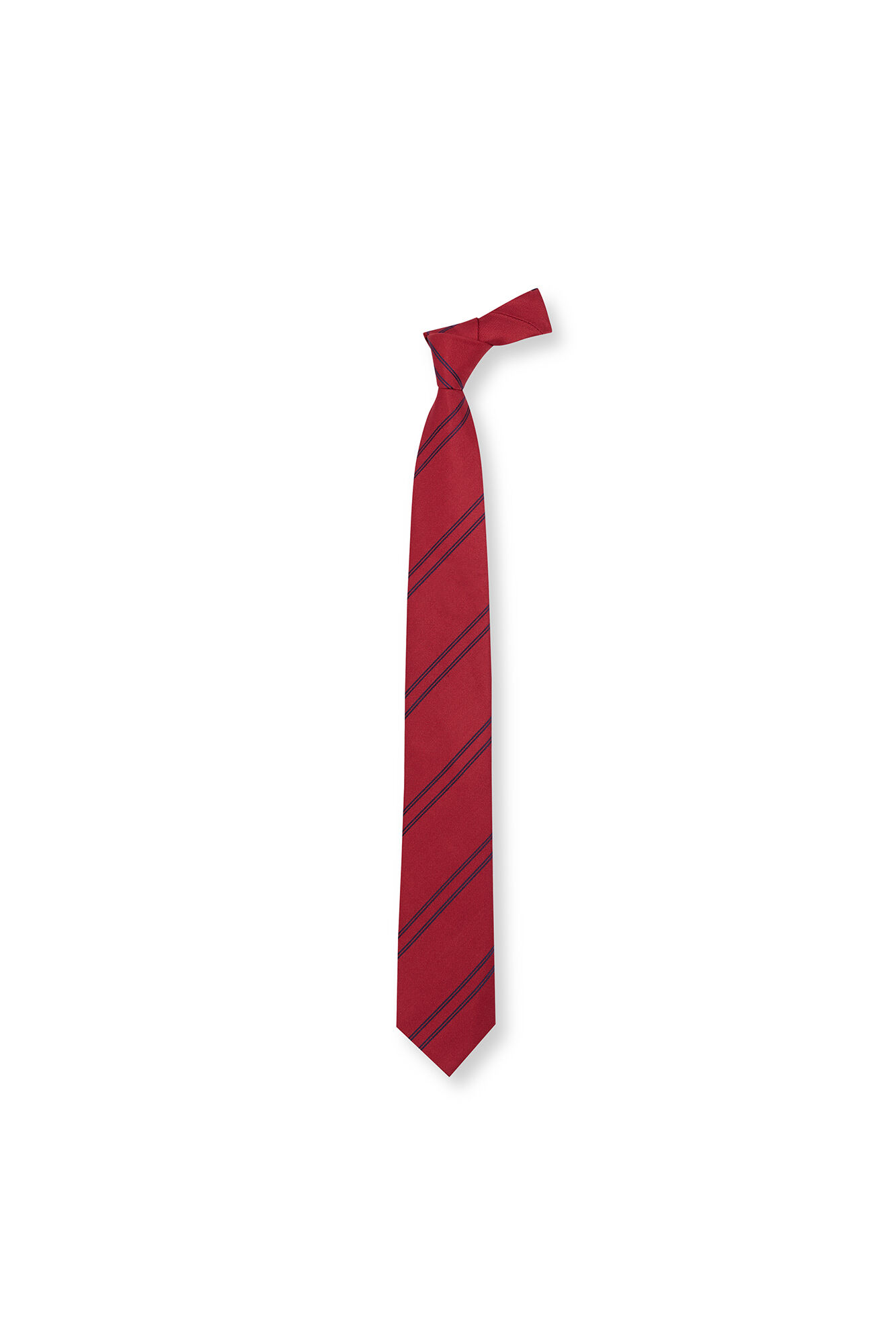 OOTO Natural silk tie Maroon