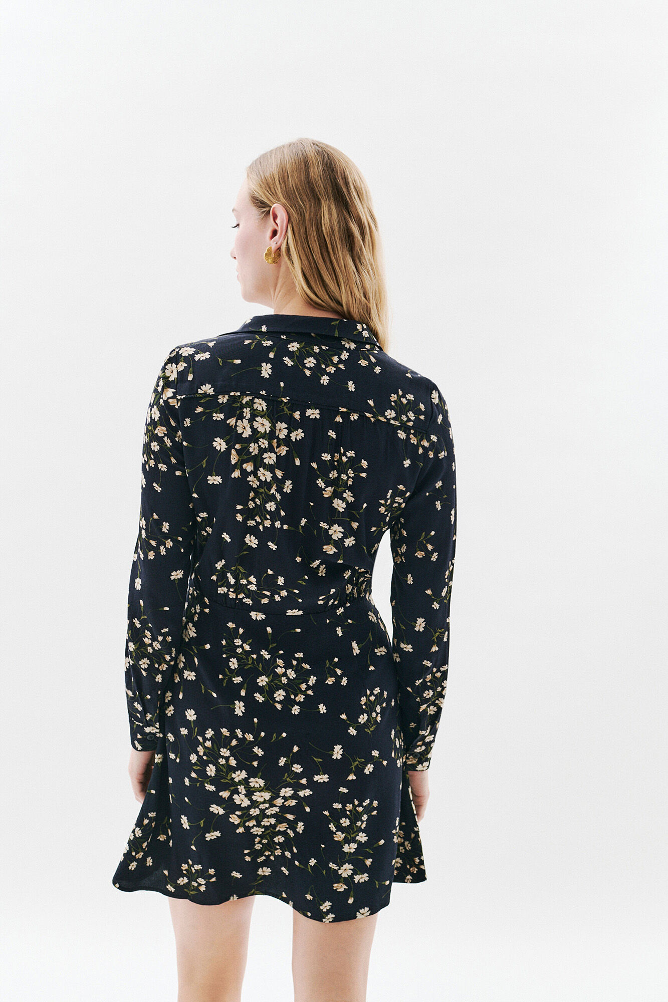 Caroll 100% viscose dress Black