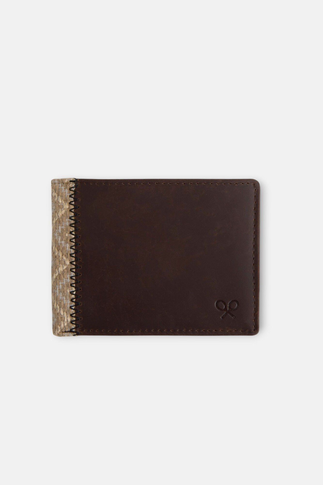 Silbon Carteira detalhe &eacute;tnico em pele