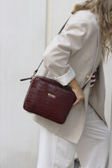 The Code Charlotte burgundy shoulder bag Maroon