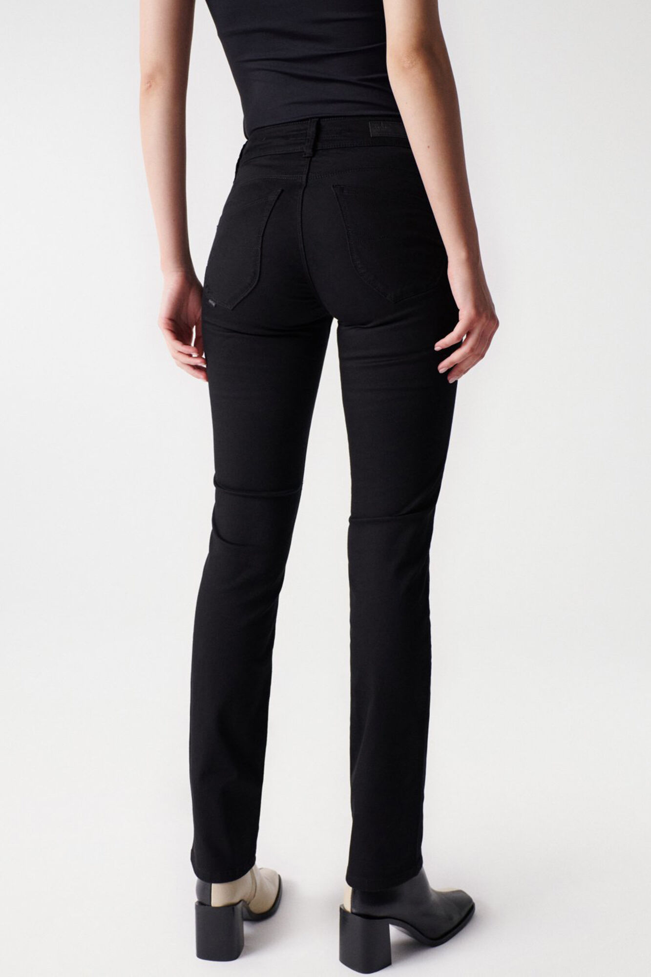 Salsa Jeans Cal&ccedil;a jeans skinny com push-in secreto Preto