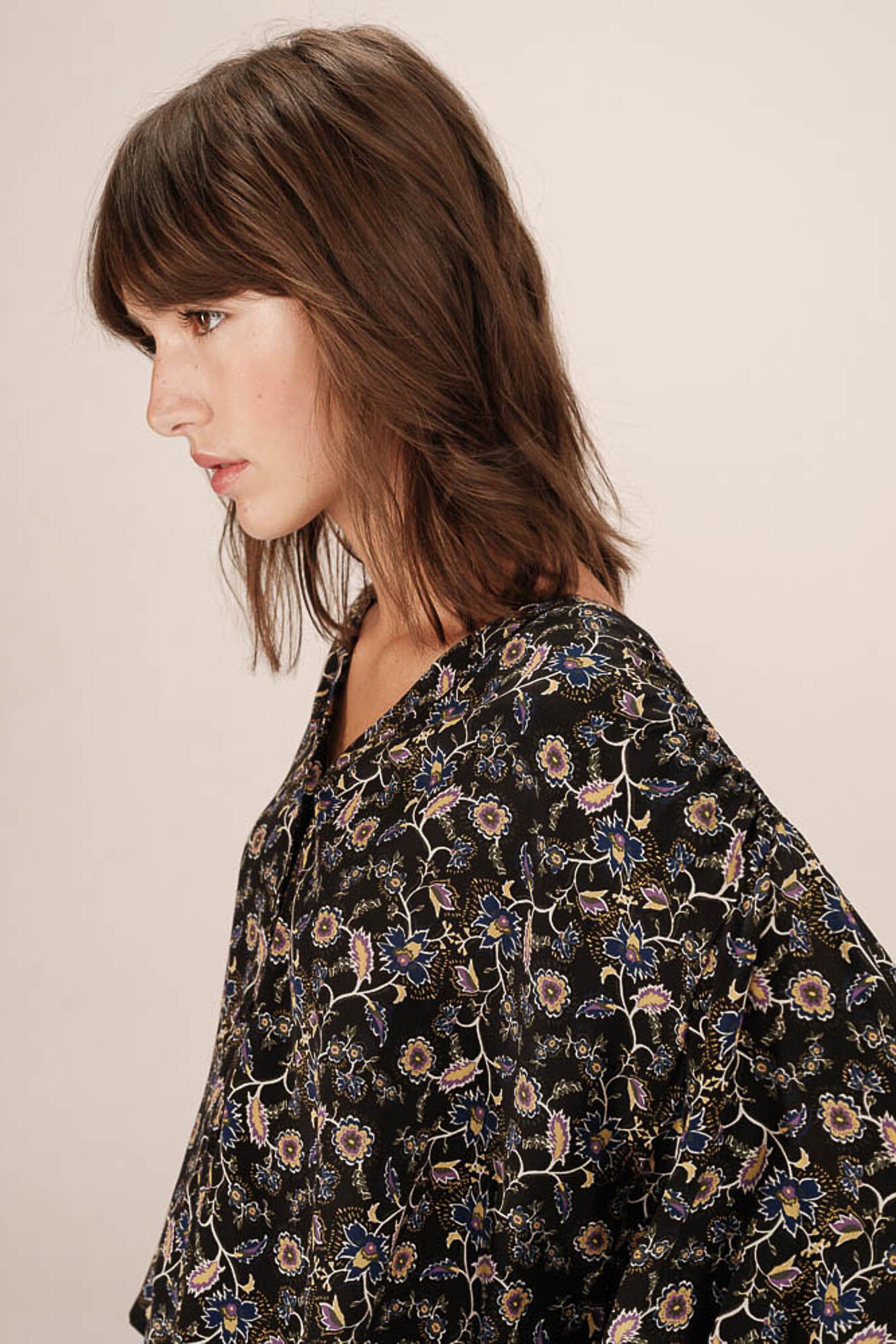 Grace & Mila Blusa de manga comprida com estampa floral