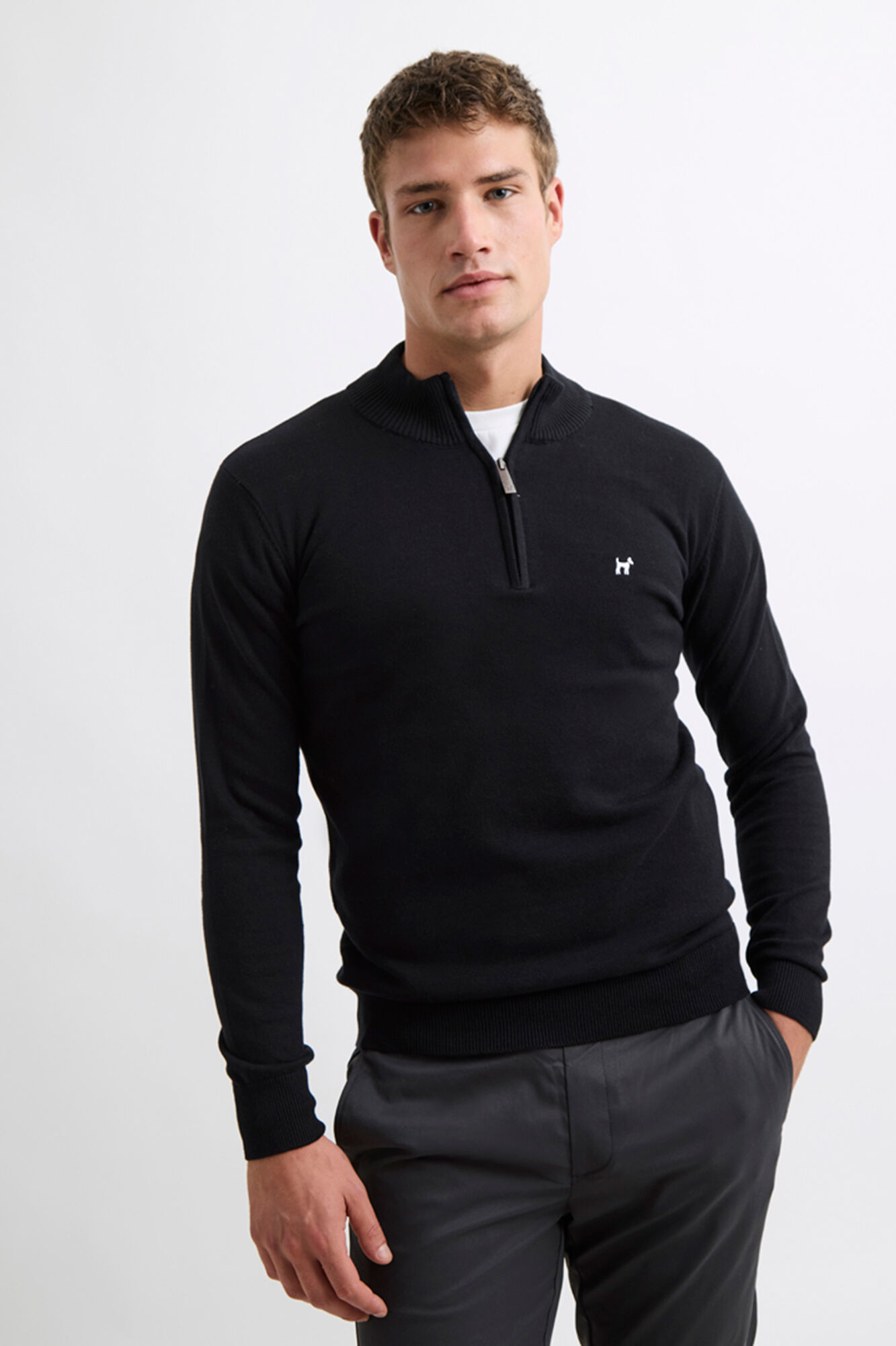 Williot Camisola Meia Fecho-&Eacute;clair Preto