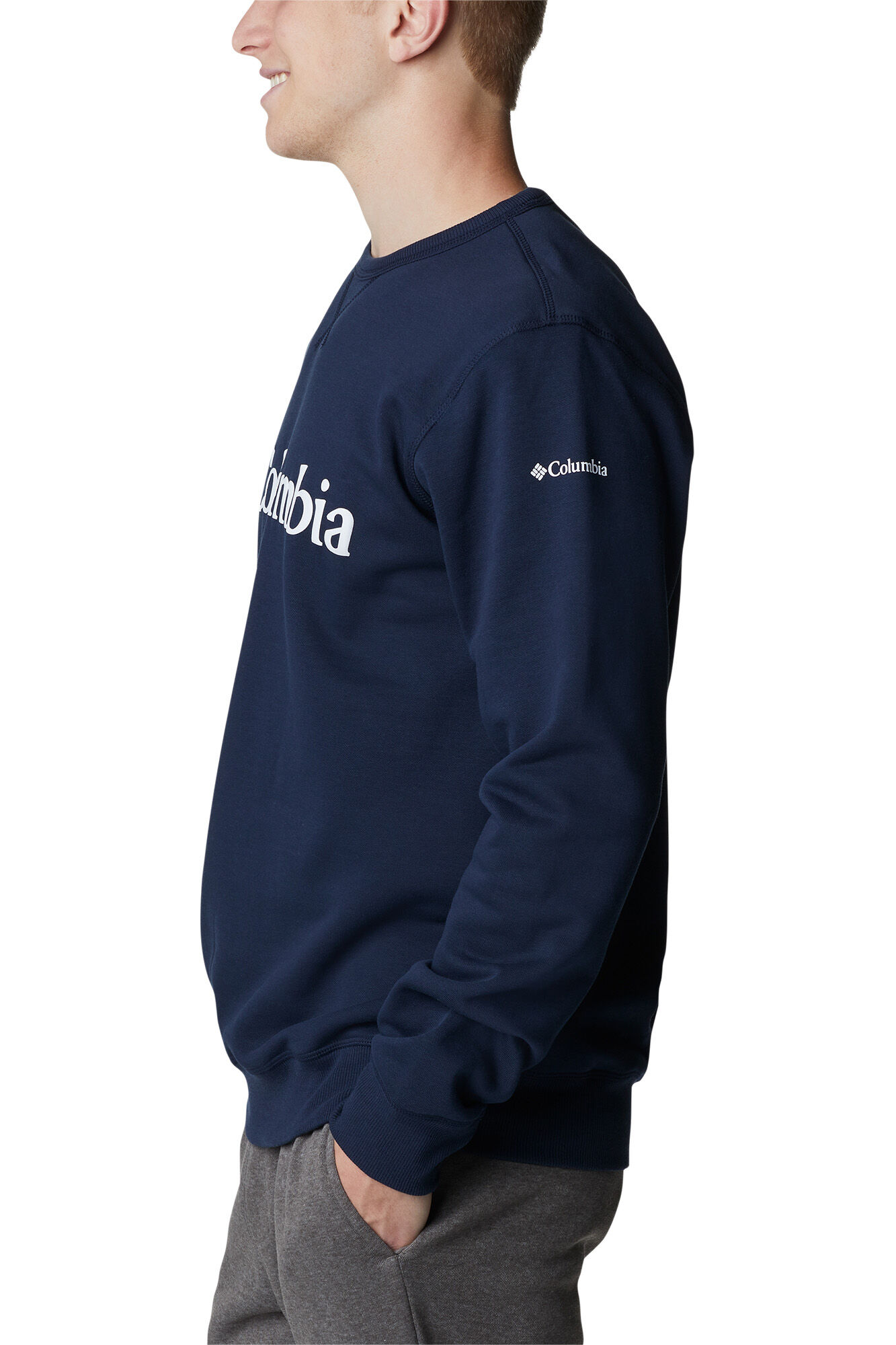 Columbia Jersey de cuello redondo con logo Columbia&trade; Turquesa