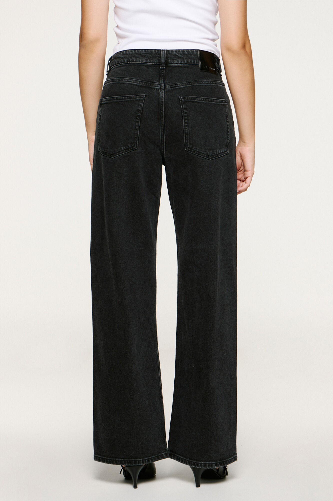 Selected Cal&ccedil;a Cal&ccedil;a de Perna Larga. Preto